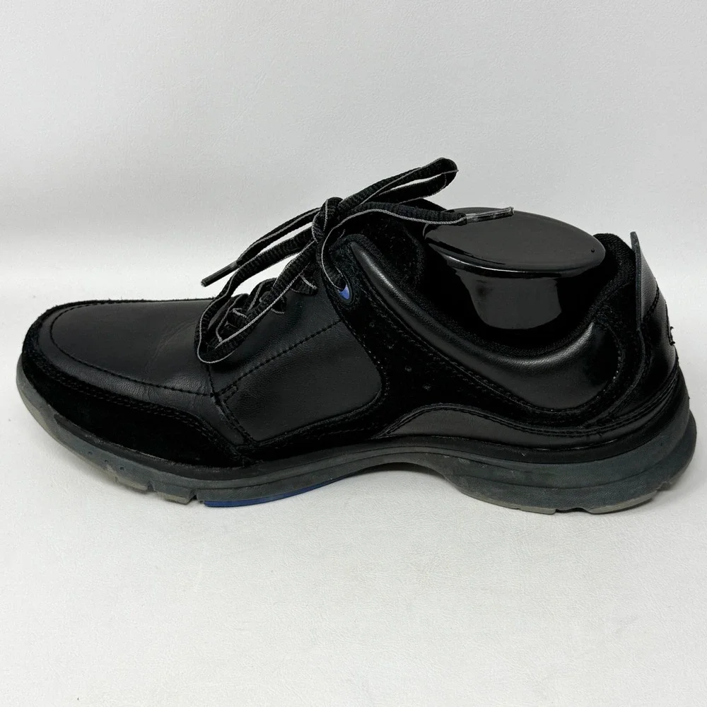 Hush Puppies Origin Oxford‎ Shoe Mens 8.5 EW Extra Wide Black Leather Casual